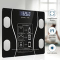 Digital Bathroom Scale 400 lb / 180 kg - Intelligent Body Weight Scale with Backlit LED Display, Sturdy Tempered Glass, Compact Smart Scale for Home