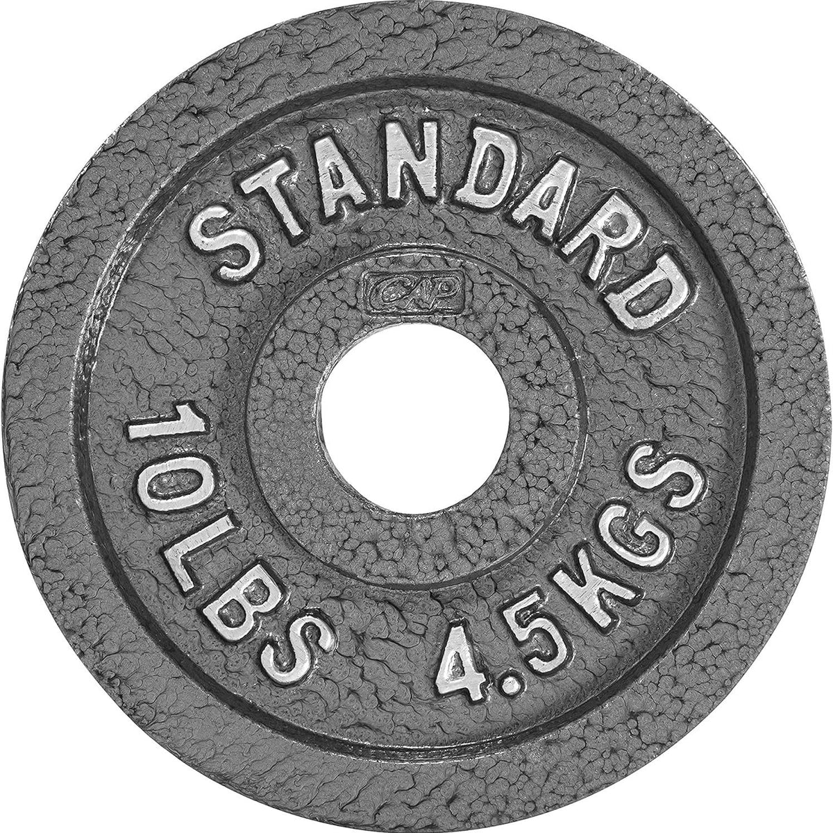Cast Iron Weight Plates 2-Inch Solid Baked Enamel Finish for Strength Training Weightlifting Bodybuilding Powerlifting Home Gym Barbell 2.5 5 10 25 35 45 100LB
