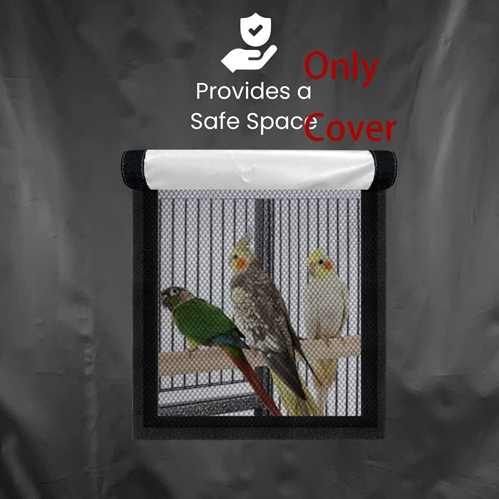 Blackout Bird Cage Cover Good Night Lightweight Breathable Polyester Privacy Sleep Cover for Parrots Cockatiels Budgies Small Birds – Reduces Stress Promotes Rest
