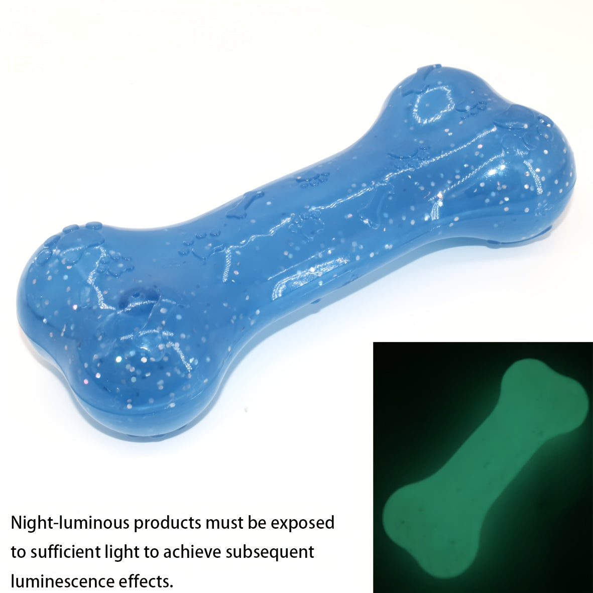 Squeaky Dog Chew Toy – Fun & Cute Interactive Squeaker Toy for Dogs, Reduces Boredom & Anxiety, Engages Chewing Instinct, Durable Dog Play Toy for Small Medium Large Dogs, Multiple Colors incl. Glow-in-Dark