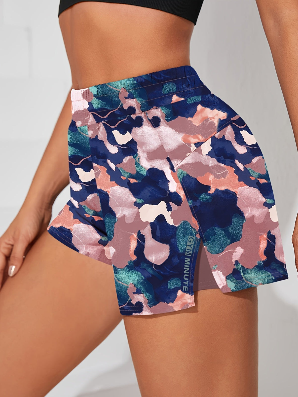 Women's Yoga Shorts with Pocket – Stretch Non-Sheer Sporty Casual Athletic Shorts for Workout Gym Running Spring Summer Fall