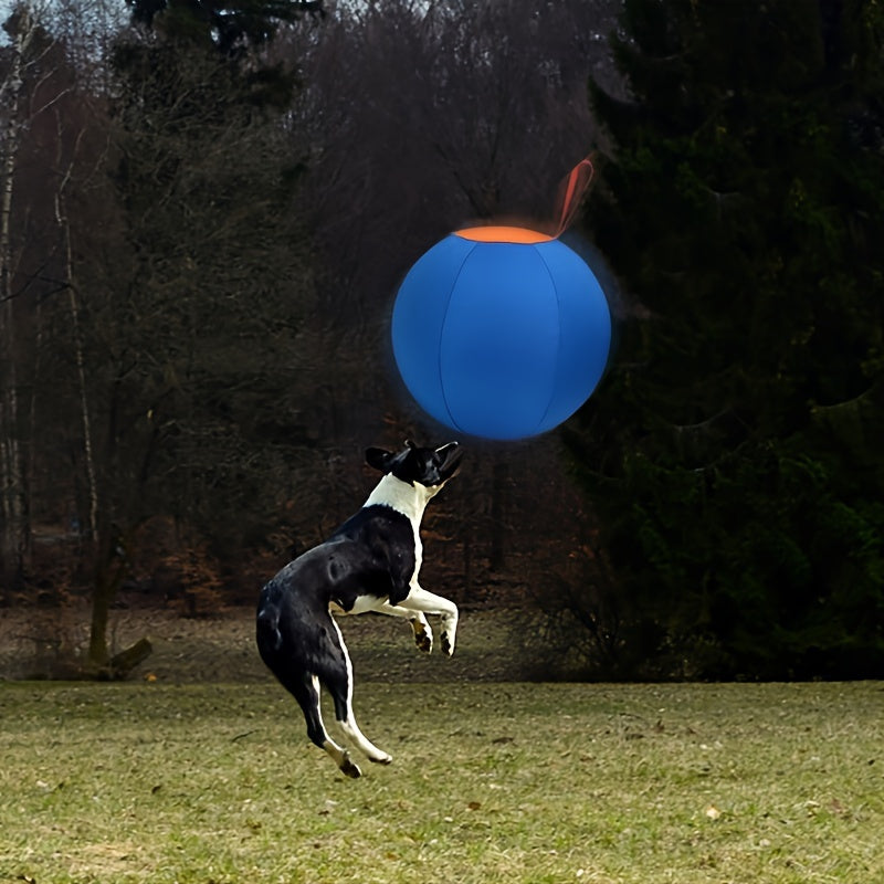 Large Inflatable Dog Ball Toy – Interactive Herding Training Ball for Dogs, Anti-Boredom Exercise Toy for Bulldogs, Golden Retrievers & Australian Shepherds, No Battery Required
